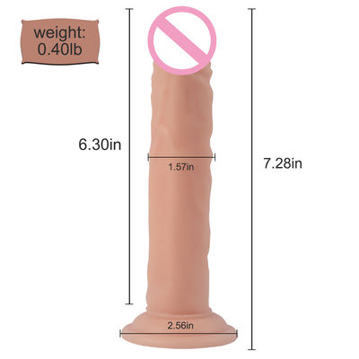 100% impermeable 7.28 pulgadas Grande realista suave consolador realista sentirse mira CE