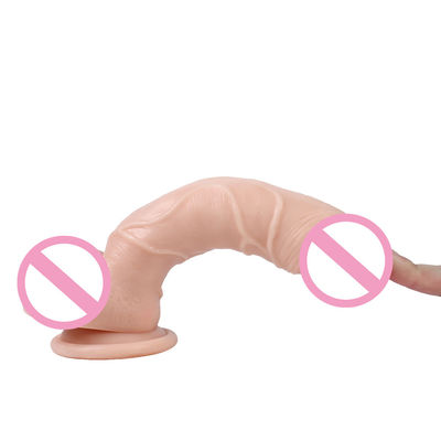Pvc pene masculino realista dildo líquido silicona dildo impermeable CE