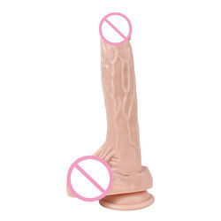 Mujer Realista Dildo Silicona Claros Dildo Silicona Juguetes Sexuales de goma