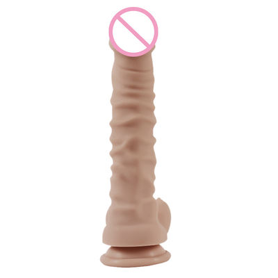350g 215mm grueso Mujeres Dildos líquidos Silicona Extra suave Dildos de goma juguetes sexuales