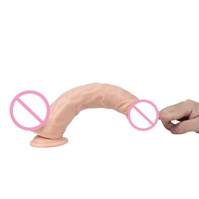 Pvc Marrón Hombre Realista Dildo Silicona Grande Dildo de Succión Fuerte Taza Manos libres