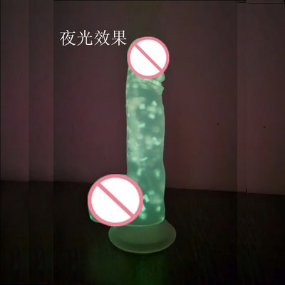 18 X 4cm Pene Hombre Silicona Juguetes sexuales de caucho Realista pene consolador para mujer