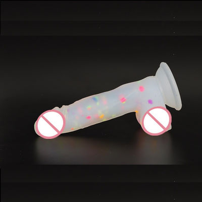 18 X 4cm Pene Hombre Silicona Juguetes sexuales de caucho Realista pene consolador para mujer