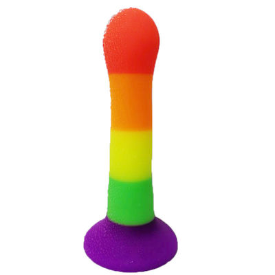 Dildo líquido de silicona de goma de silicona impermeable 18 x 4cm enorme realista