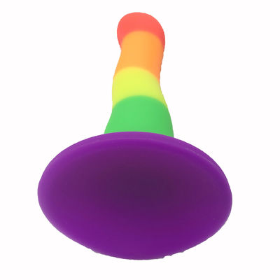 Dildo líquido de silicona de goma de silicona impermeable 18 x 4cm enorme realista