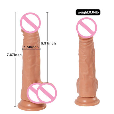 El pene masculino líquido silicona consolador de succión taza suave ultra realista consolador para mujeres