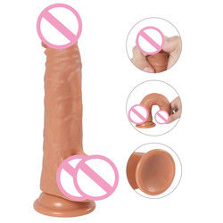 El pene masculino líquido silicona consolador de succión taza suave ultra realista consolador para mujeres