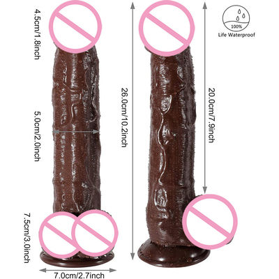 10 pulgadas Xxl Realista Dildos Doble Dildos Personalizados Gummy Real Siento Gordo Perro Pollo