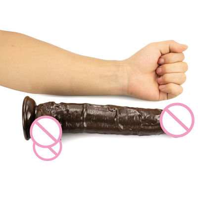 10 pulgadas Xxl Realista Dildos Doble Dildos Personalizados Gummy Real Siento Gordo Perro Pollo