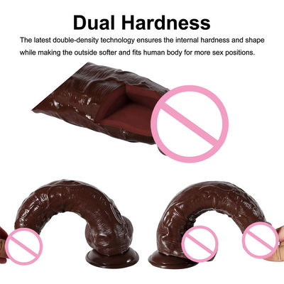 10 pulgadas Xxl Realista Dildos Doble Dildos Personalizados Gummy Real Siento Gordo Perro Pollo
