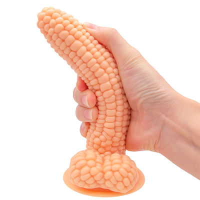 Enormecedorildo realista en forma de maíz pene de maíz de mazorca dildo 245g