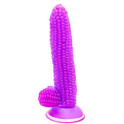 Enormecedorildo realista en forma de maíz pene de maíz de mazorca dildo 245g