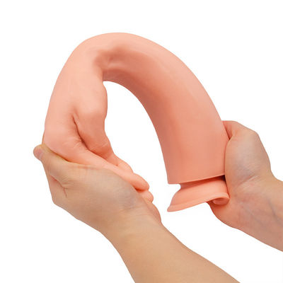 Dibujo de mano de goma de PVC Tentáculo juguetes sexuales enorme mano de puño Dibujo trasero pene