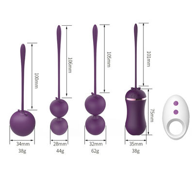 Cinturón En Cinturón Ejercicio con bola de Kegel Vagina Kegel Control remoto con aplicación