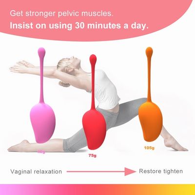 34mm Bolas de Kegel Ejercicio Ben Wa Bolas de apretamiento de Kegel ROHS