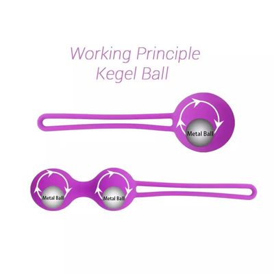 Bolos de Kegel de acoplamiento Vibrator de silicona Ejercicio Vagina Pesos de Kegel para mujeres
