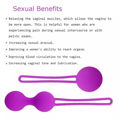Bolos de Kegel de acoplamiento Vibrator de silicona Ejercicio Vagina Pesos de Kegel para mujeres