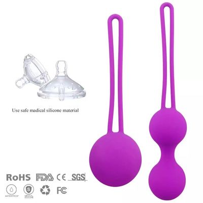 Bolos de Kegel de acoplamiento Vibrator de silicona Ejercicio Vagina Pesos de Kegel para mujeres
