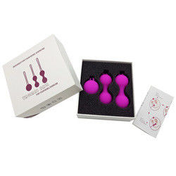 Bolos de Kegel de acoplamiento Vibrator de silicona Ejercicio Vagina Pesos de Kegel para mujeres