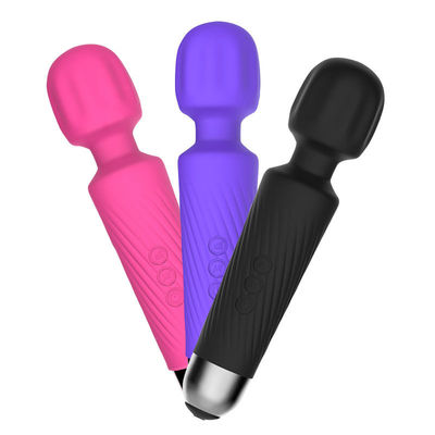 Mujeres sin cables juguete sexual recargable adulto cristal clítoris mini varita vaginal vibrador