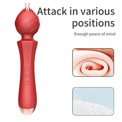 Cargador USB Vibrator de punto G grande 24cm Vibrator de mano de coño sexy 238g