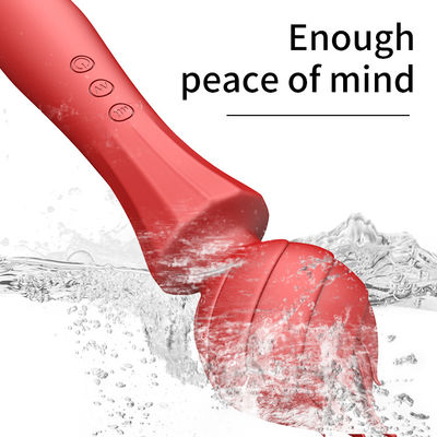 Cargador USB Vibrator de punto G grande 24cm Vibrator de mano de coño sexy 238g