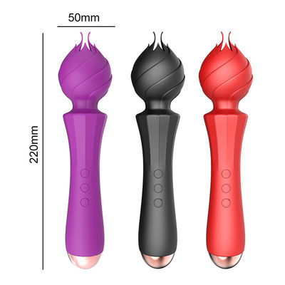 Cargador USB Vibrator de punto G grande 24cm Vibrator de mano de coño sexy 238g