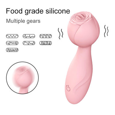 Impresión de logotipo AV Varita inalámbrica portátil 350g Mujeres Vibrator Masaje de varita