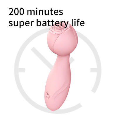 Impresión de logotipo AV Varita inalámbrica portátil 350g Mujeres Vibrator Masaje de varita
