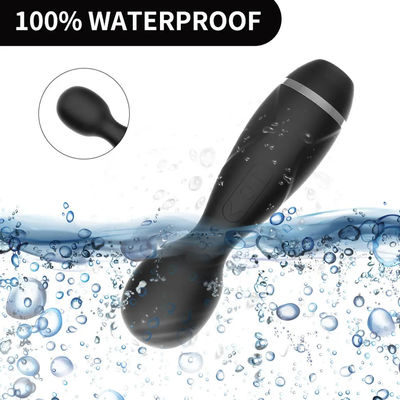 Mini Wireless Japón AV Varita Chicas chupando el coño Vibrator de varita de masaje negro