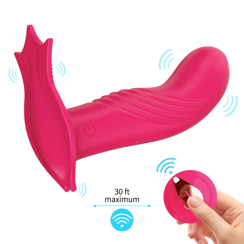 Vibrator de sexo a distancia Mujeres juguete de sexo inalámbrico panty vibrator 15cm
