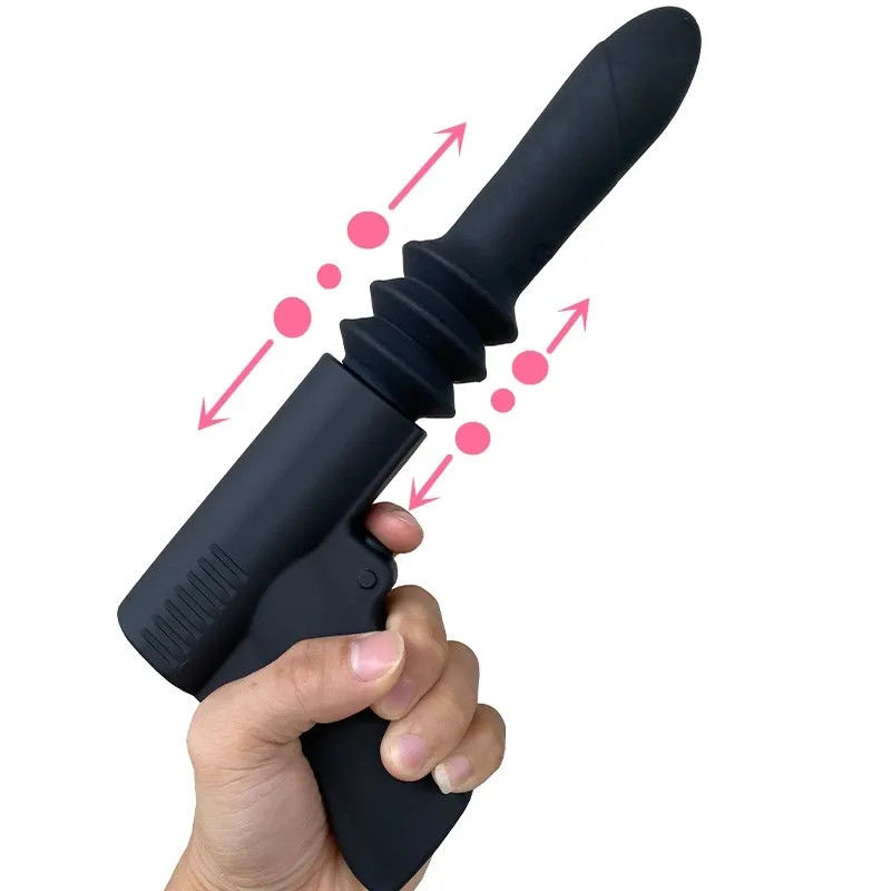 Mini pistola en forma de vibrador juguete sexual automático empujando máquina de sexo clítoris juguete sexual