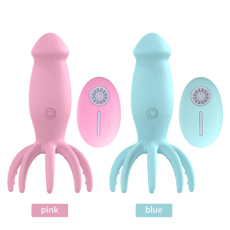 Vibradores de punto G 8 pulpo Vibrator de dedos Masajeador de cabeza