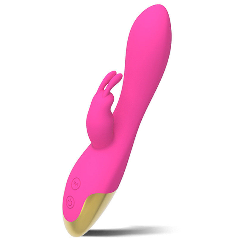 Juguetes sexuales recargables con punto G Masajeador de clítoris de conejo impermeable Vibrator para mujeres