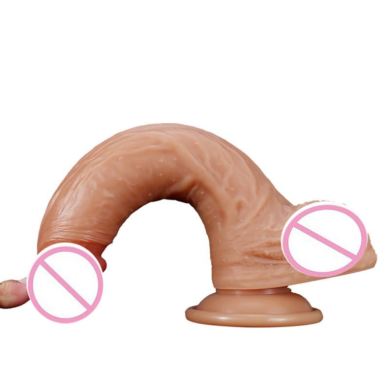 Penis artificial anal masculino realista dildo líquido suave silicona goma juguetes sexuales para mujeres fuerte vaso de succión manos libres