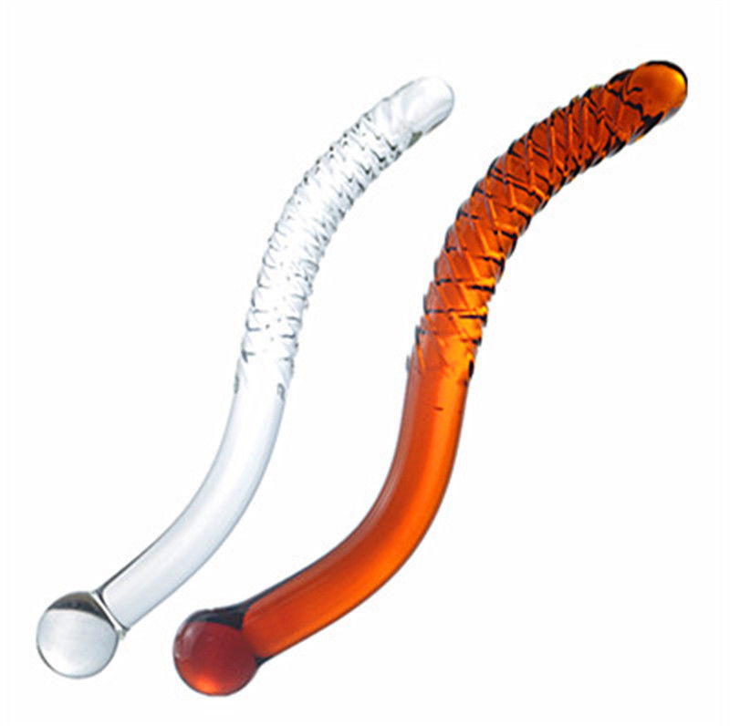Dibujo de vidrio en forma de cristal para vagina.