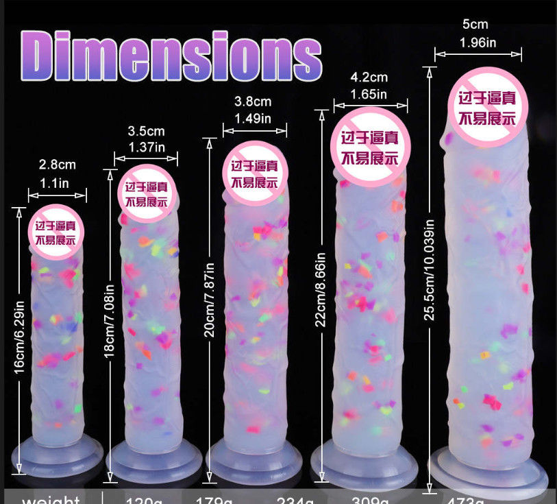 21.5 X 4cm Realista Dildo de caucho pene artificial anal masculino líquido suave silicona