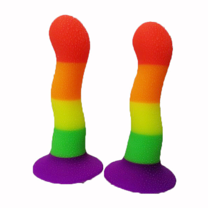 Dildo líquido de silicona de goma de silicona impermeable 18 x 4cm enorme realista