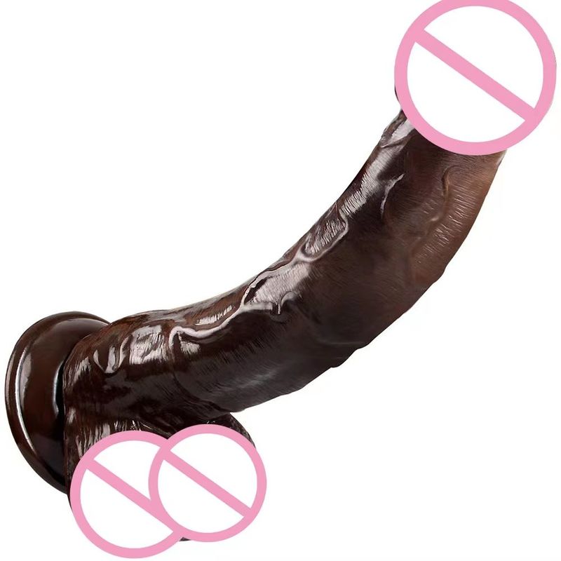 10 pulgadas Xxl Realista Dildos Doble Dildos Personalizados Gummy Real Siento Gordo Perro Pollo