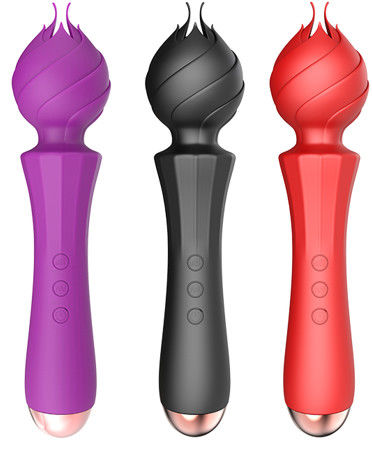 Cargador USB Vibrator de punto G grande 24cm Vibrator de mano de coño sexy 238g