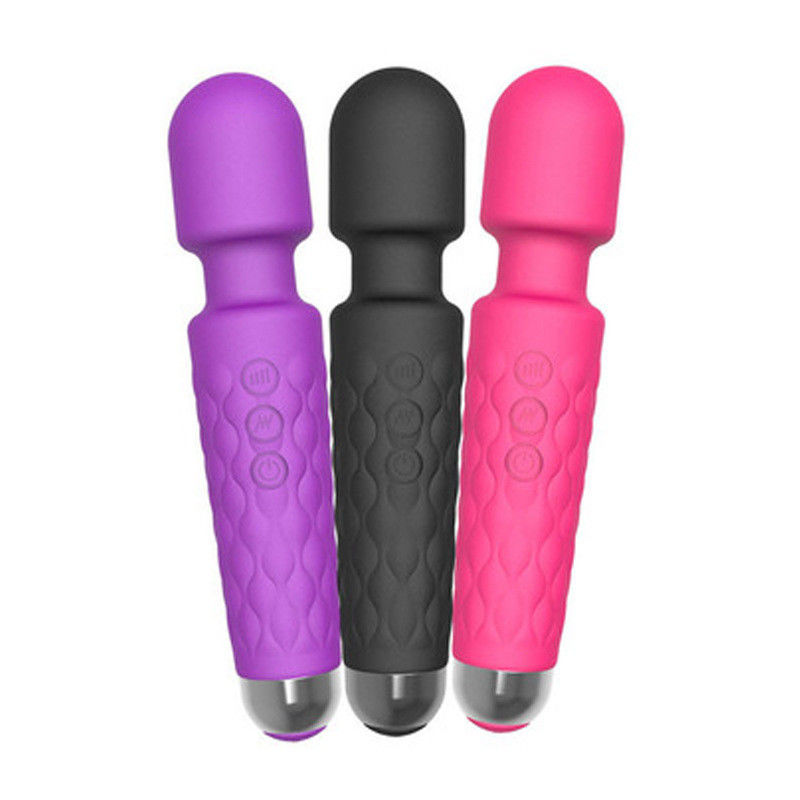 Dispositivo de masaje de vibración de 8 velocidades 205mm G Spot Vibrator de juguete sexual cuerpo coño